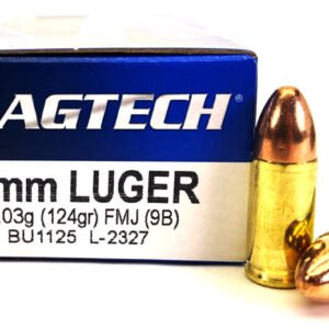 Buy 124gr FMJ 9mm Ammo by Magtech Online In Canada