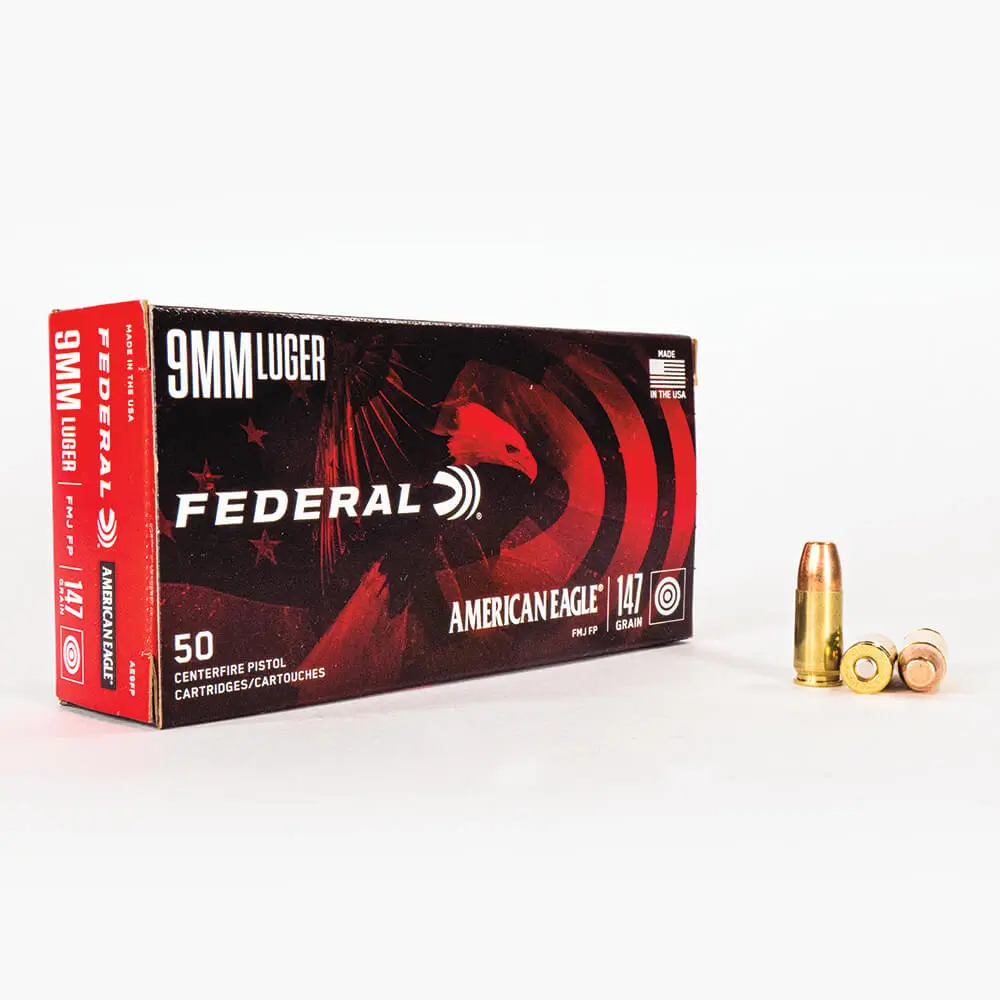 Buy 147gr FMJ 9mm Ammo by Federal Online In Canada