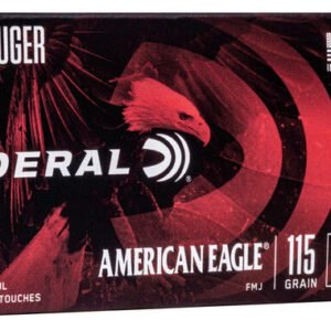 Buy 115gr FMJ 9mm Ammo by Federal American Eagle Online In Canada